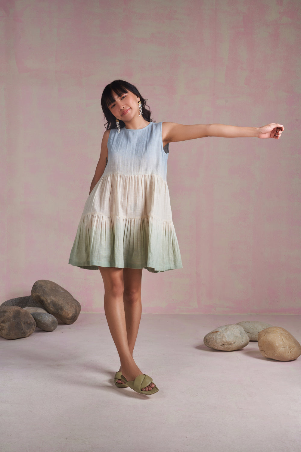 The Island kala cotton mini dress Fashion SUI 