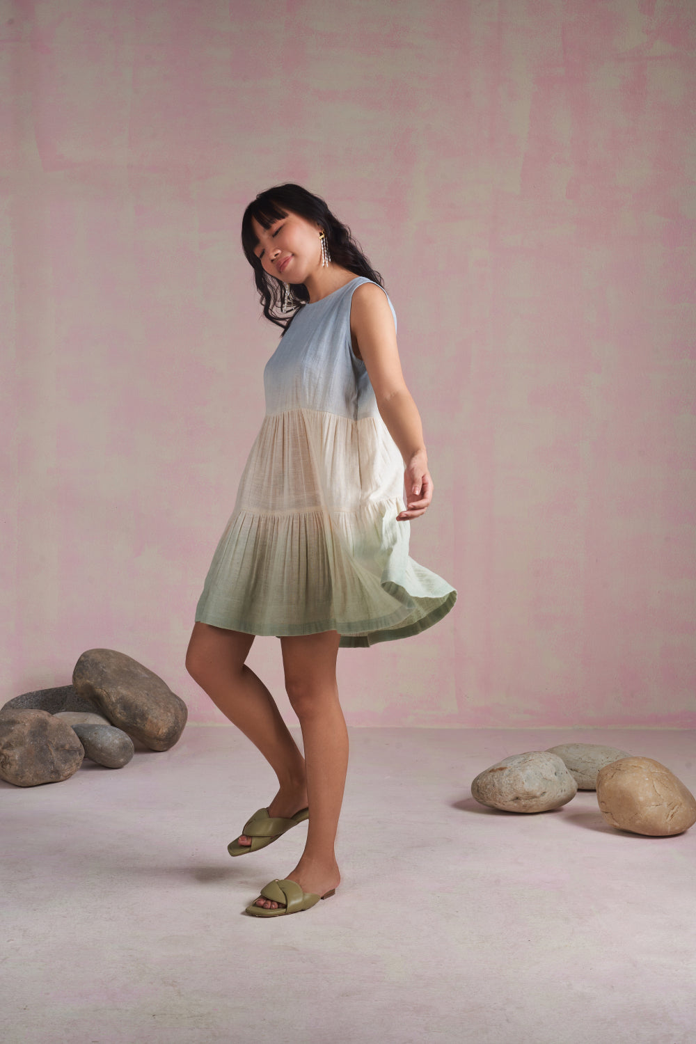 The Island kala cotton mini dress Fashion SUI 