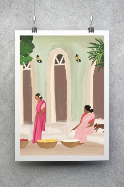 THE MARKET ART MEDHA EASWAR