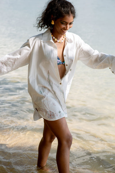 The Ocean classic organic cotton shirt Fashion SUI 