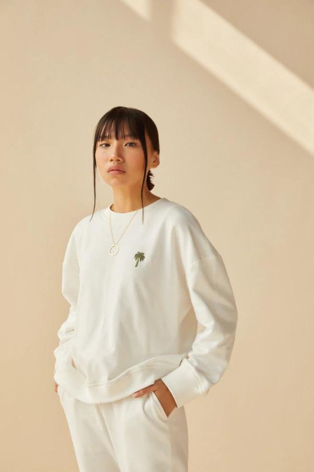 The Palmy organic cotton terry jumper/sweatshirt Fashion SUI 