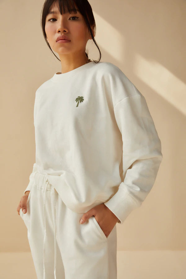 The Palmy organic cotton terry jumper/sweatshirt Fashion SUI 