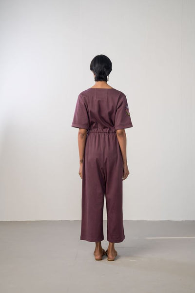 The Purple Garden organic cotton knit jumpsuit Fashion SUI 