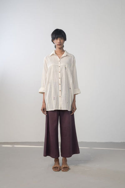 The Winter Garden handwoven organic cotton shirt Fashion SUI 