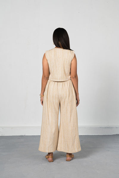 The Winter Garden handwoven organic cotton trousers Fashion SUI 