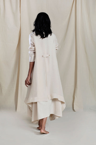 Trench Koza Aakaar Oatmeal Jacket Fashion Mati
