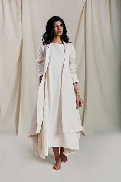 Trench Koza Aakaar Oatmeal Jacket Fashion Mati