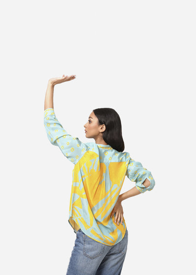 Tsuba Shirt Yellow Fashion Yam