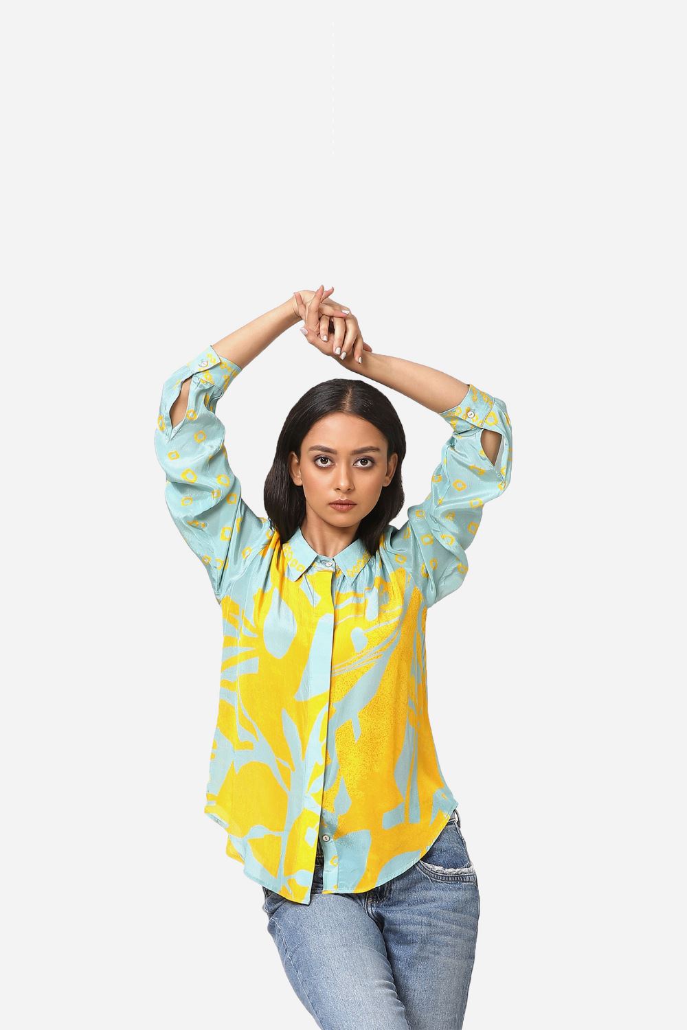 Tsuba Shirt Yellow Fashion Yam