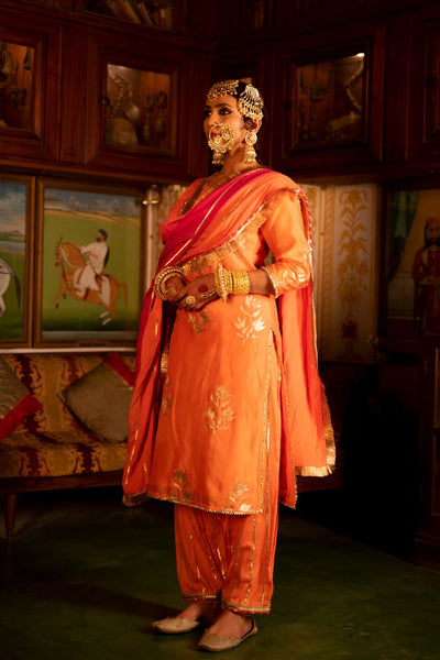 Ulfat Chanderi Silk Kurta Salwar Set Fashion Maison Shefali