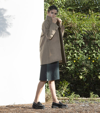 Umber Car Coat Fashion Khara Kapas