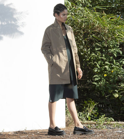 Umber Car Coat Fashion Khara Kapas