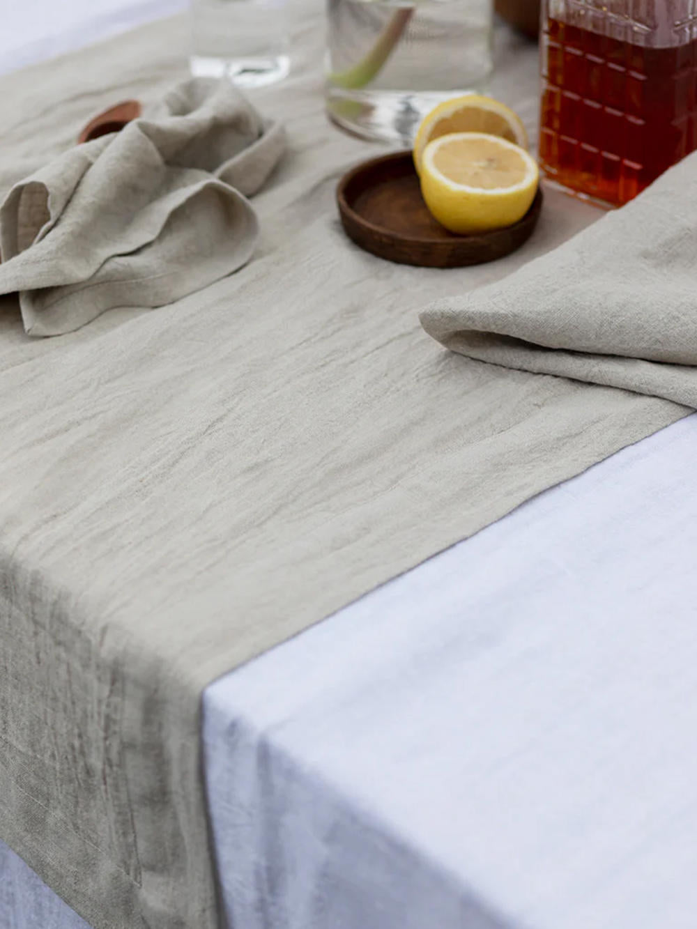 Undyed Linen Table Napkins Home Saphed Home