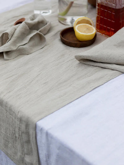Undyed Linen Table Napkins Home Saphed Home