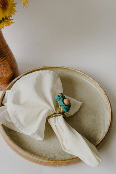 Urvi Rimmed Plate Home Canvas & Weaves