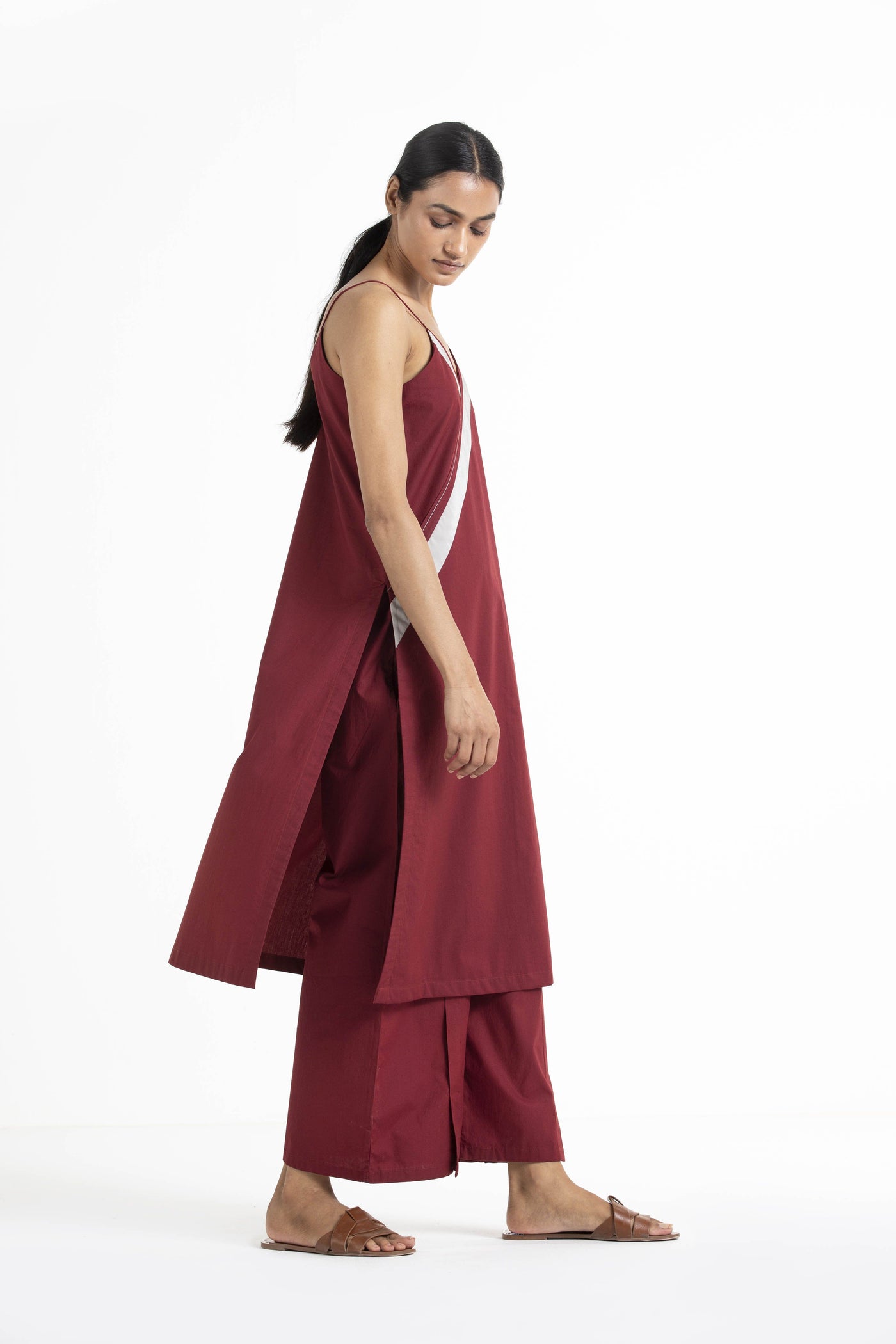 V Neck Slip - Applique Stripe Fashion THREE