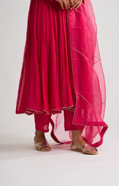 Vara Pink Ghoomer Anarkali Set Fashion DOT 