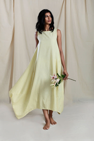 Vari Aakaar Yellow dress Fashion Mati