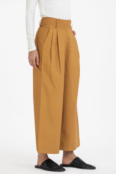 Wide Pant- Mustard Fashion Three