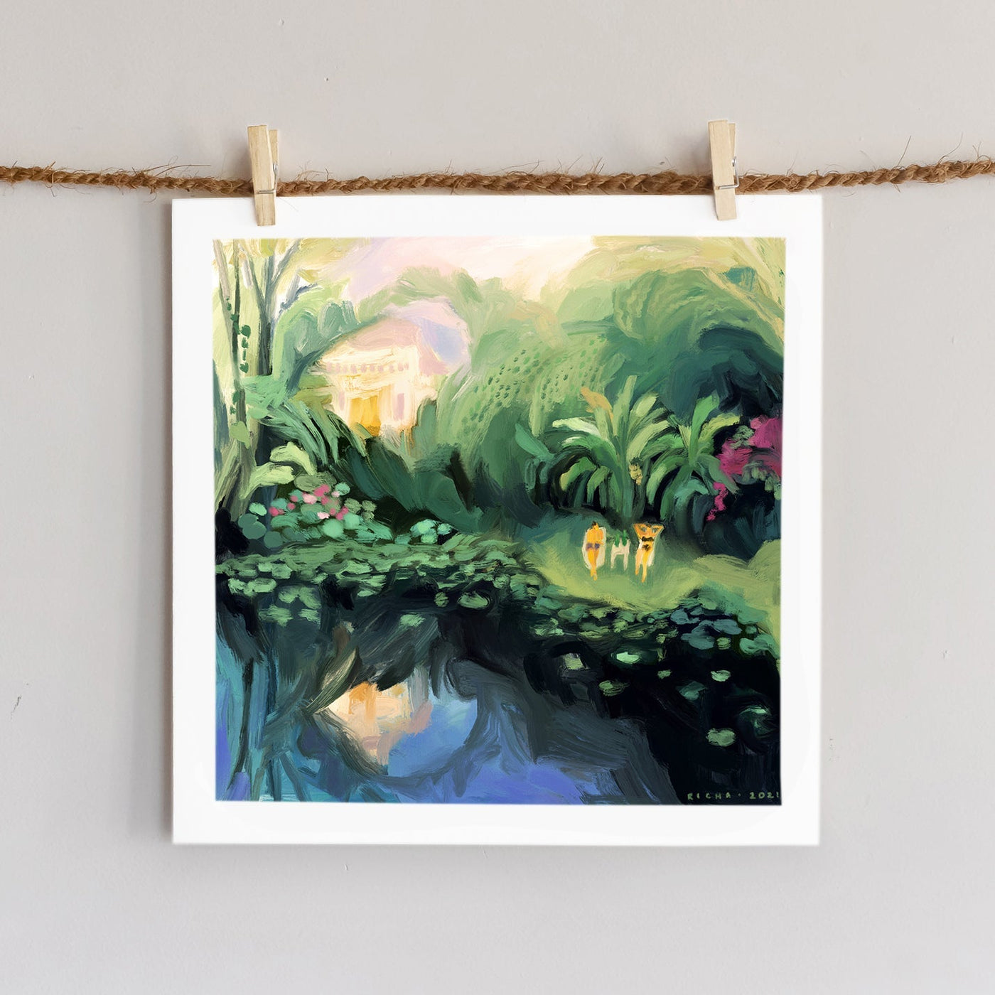 Wild Pond Villa Art Richa Kashelkar