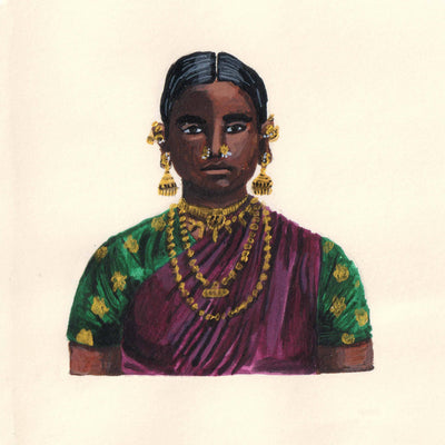 WOMEN OF CEYLON 7 Art Namrata Kumar 