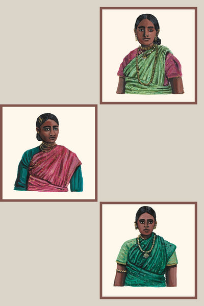 WOMEN OF CEYLON SERIES 2- SET 1 Art Namrata Kumar
