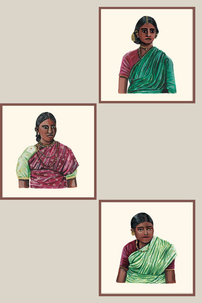WOMEN OF CEYLON SERIES 2- SET 2 Art Namrata Kumar