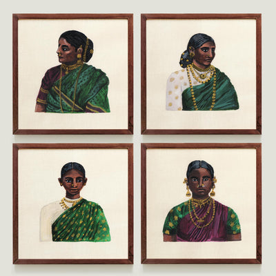 WOMEN OF CEYLON SET 1 Art Namrata Kumar 