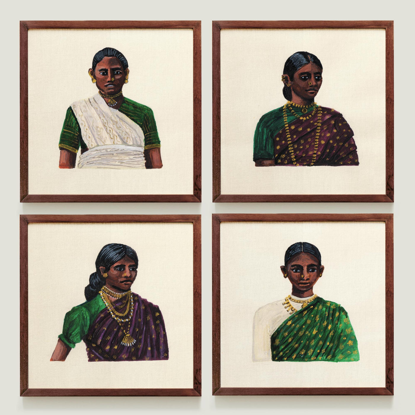 WOMEN OF CEYLON SET 3 Art Namrata Kumar 