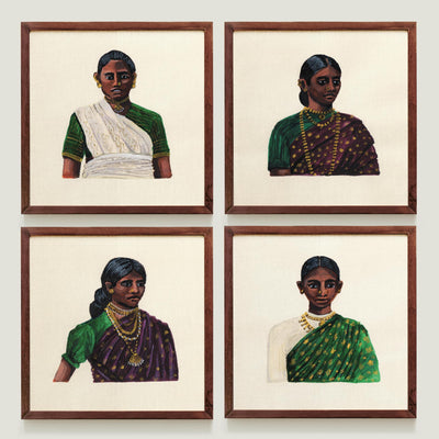 WOMEN OF CEYLON SET 3 Art Namrata Kumar