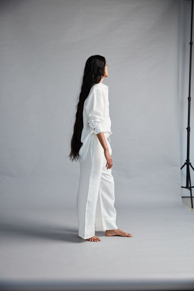 Women's Linen Pyjama Pants Fashion Saphed