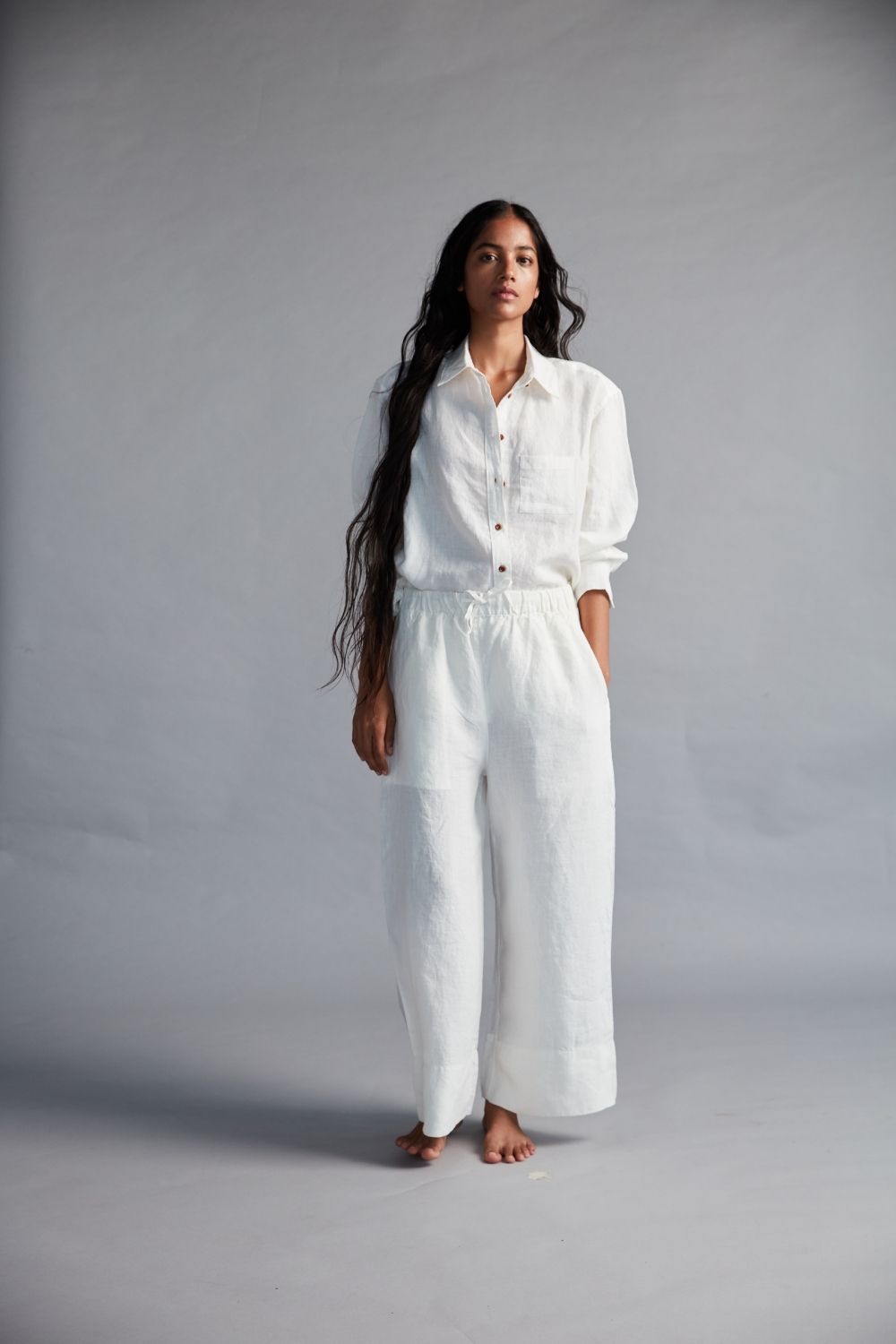 Women's Linen Pyjama Pants Fashion Saphed