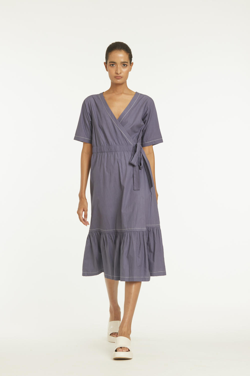 Wrap Dress Co-ord Violet Fashion THREE