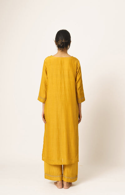 Yellow Kurta and Pant Set Fashion DOT