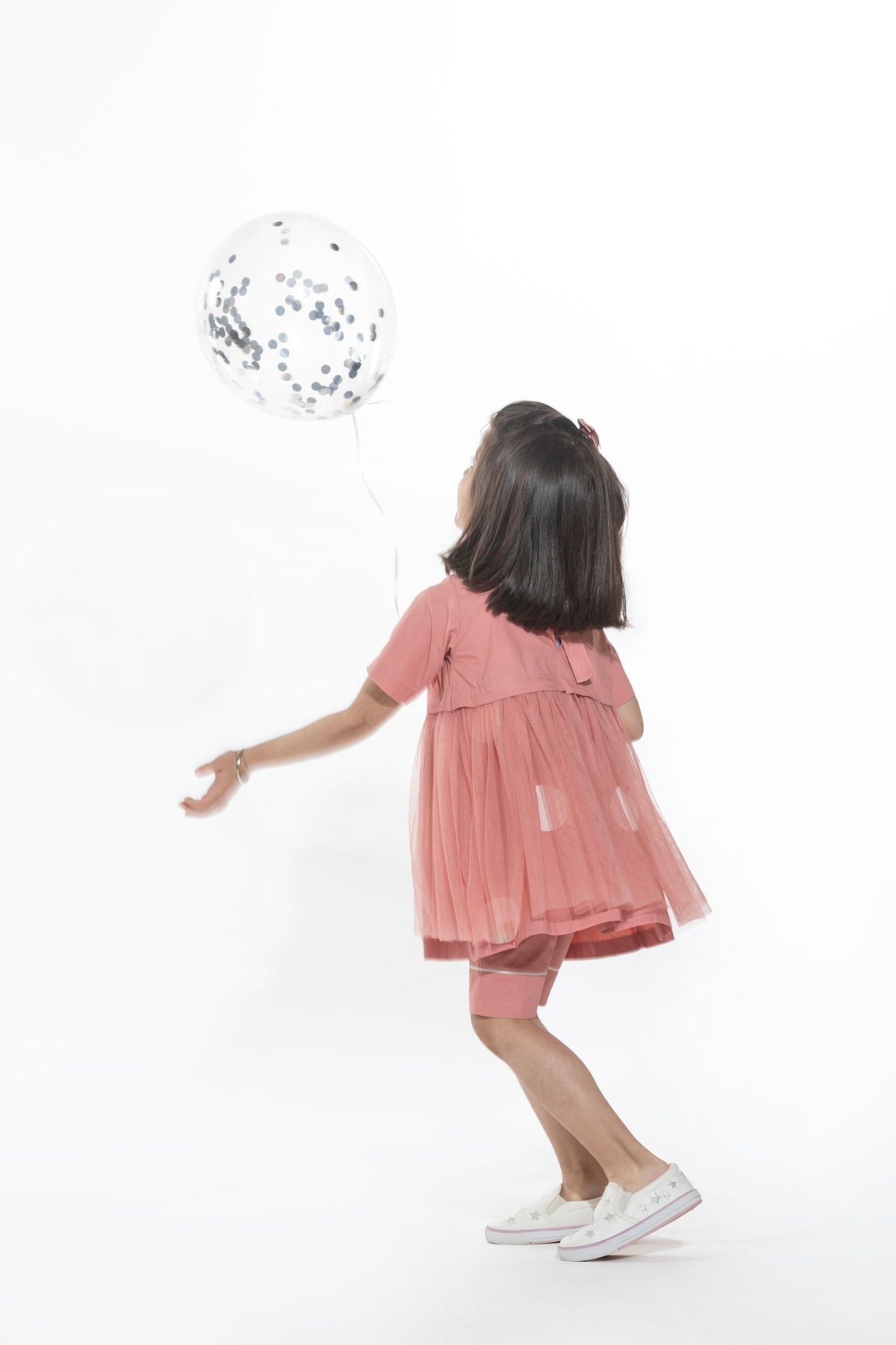 Yoke Dress- Dusty Rose Kids THREE Kids 