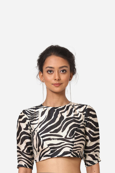 Zebra Blouse Fashion Yam