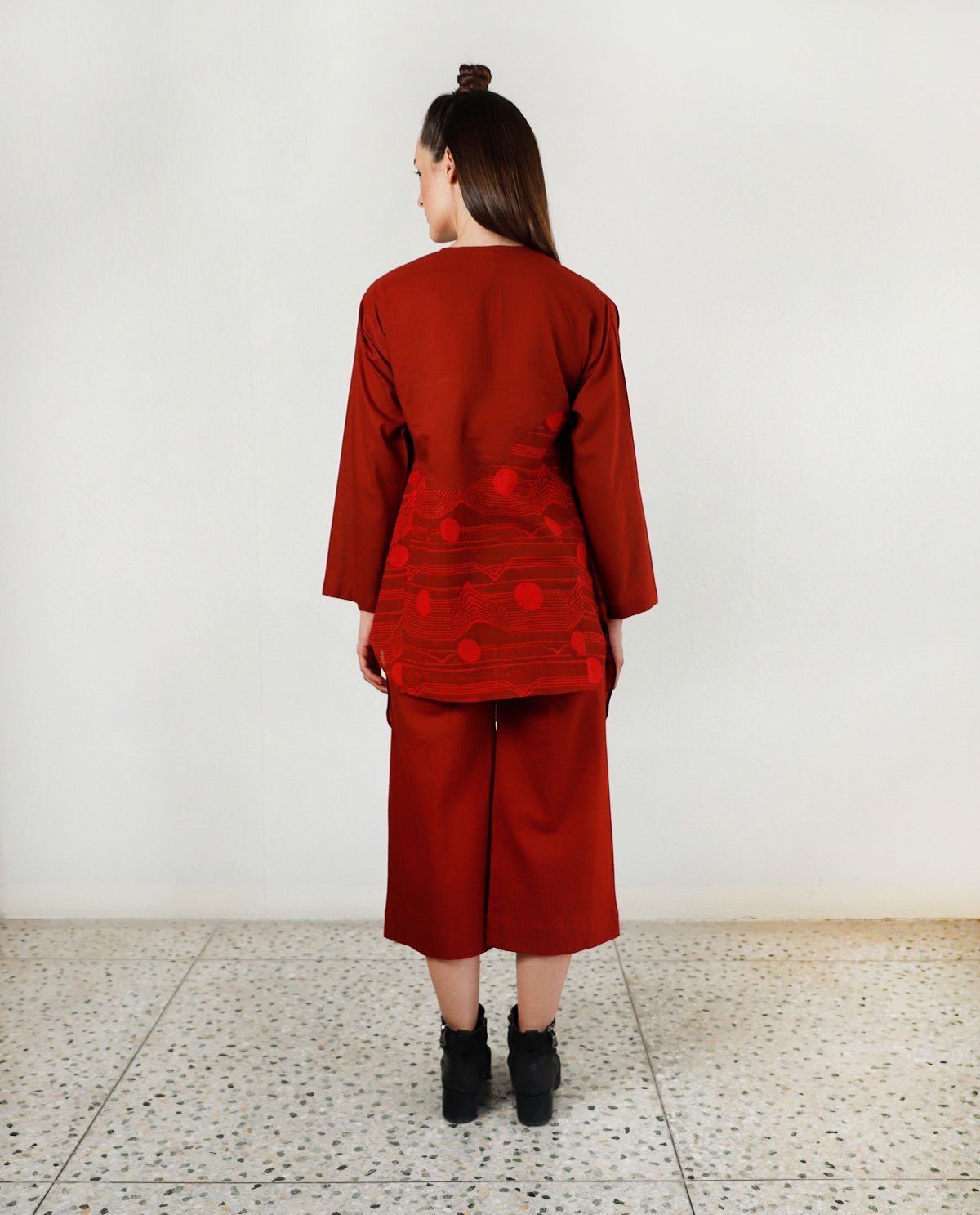 ZERO MOON CHERRY RED CO-ORD Fashion Rias 