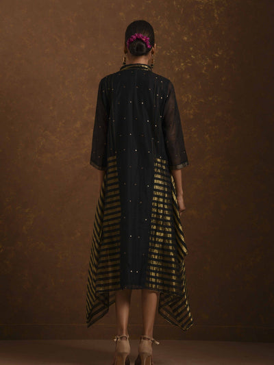 Zuri Black & Gold Dress Fashion Priti Prashant 